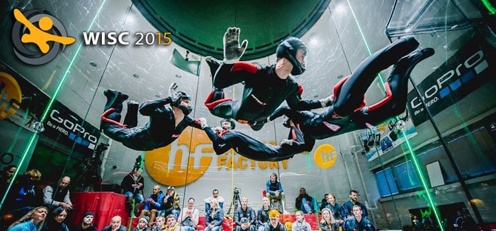 Competitors at the WISC 2015 Indoor Skydiving Championship Event